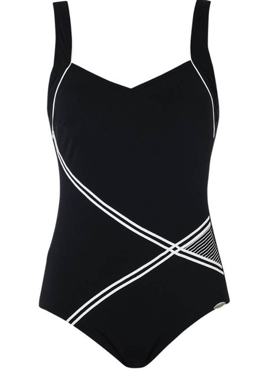 Sunflair badpak Chloorbestendig - 72083 - Zwart