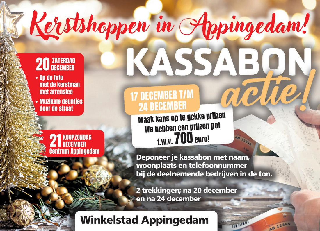 Kassabonactie van 17 t/m 24 december