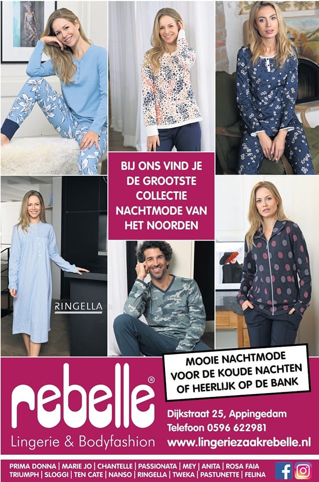 Bij ons vind je de grootste collectie nachtmode van het noorden.