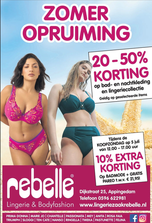 Zomeropruiming is van start & Koopzondag 30 augustus! 😍