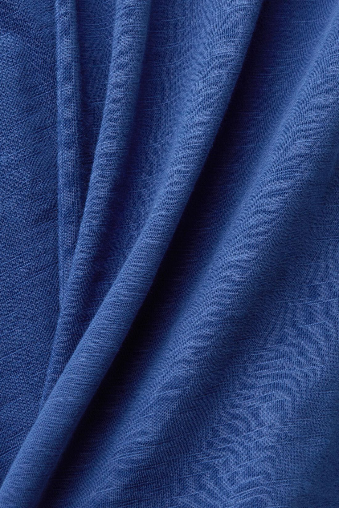 Esprit shortama korte mouw effen - Cotton slub sus 033ER1Y312 - dark blue