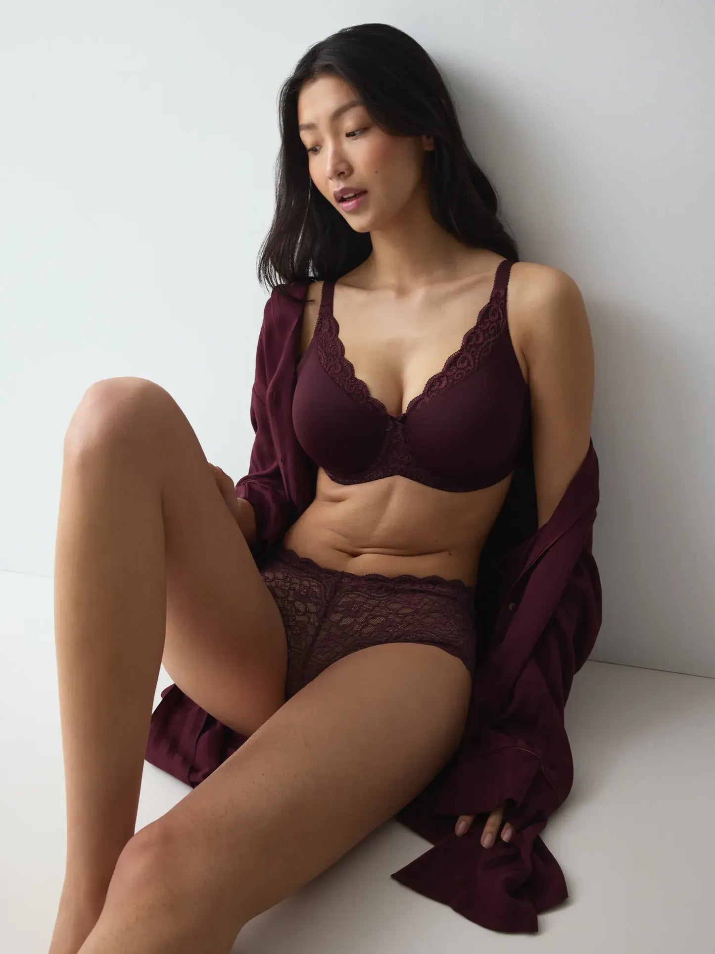 Triumph Beugel BH naadloos minimizer - Amourette W01 R - Claret (7291)
