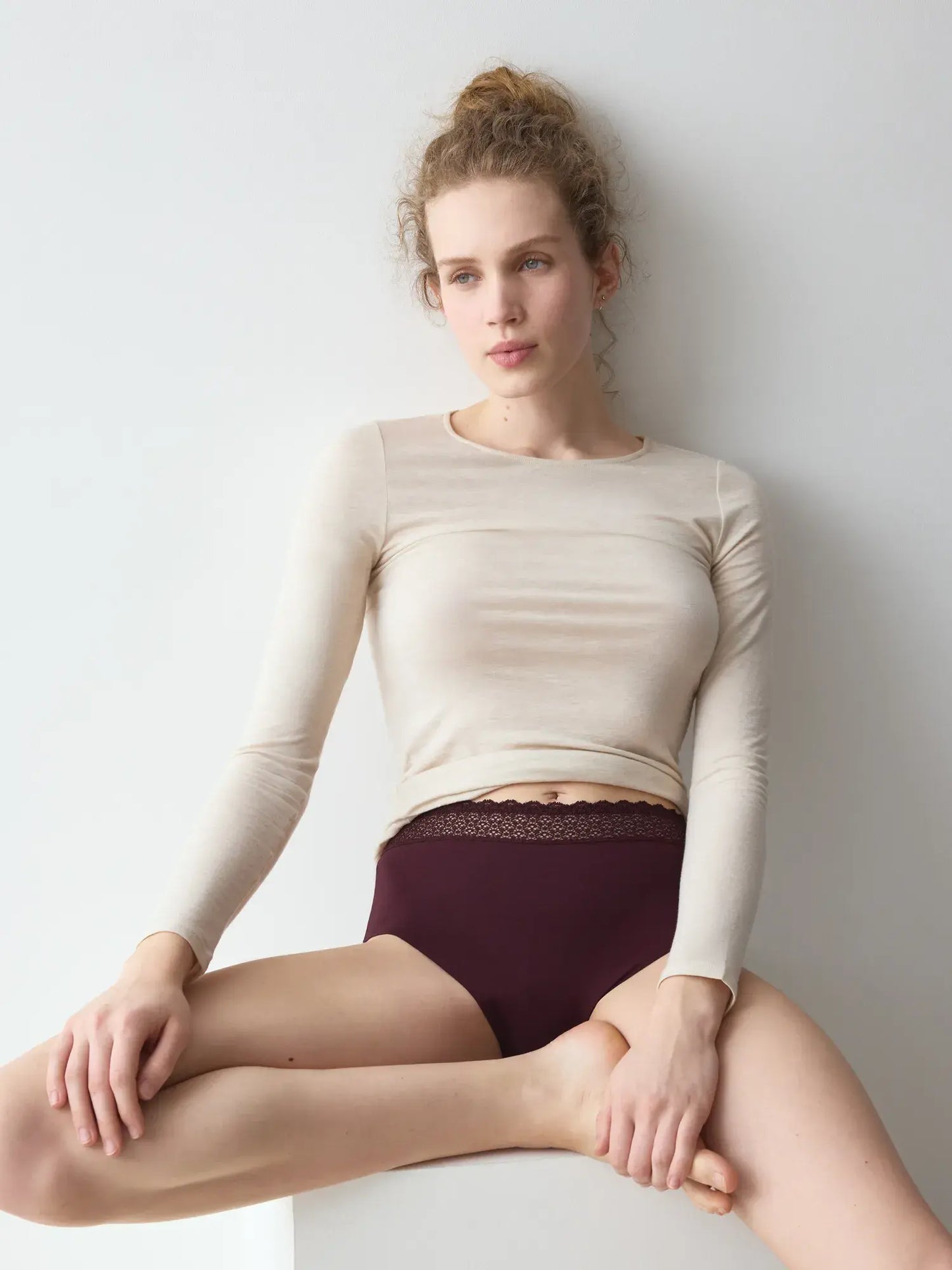 Triumph Slip - Feel of Modal midi - Claret (7291)
