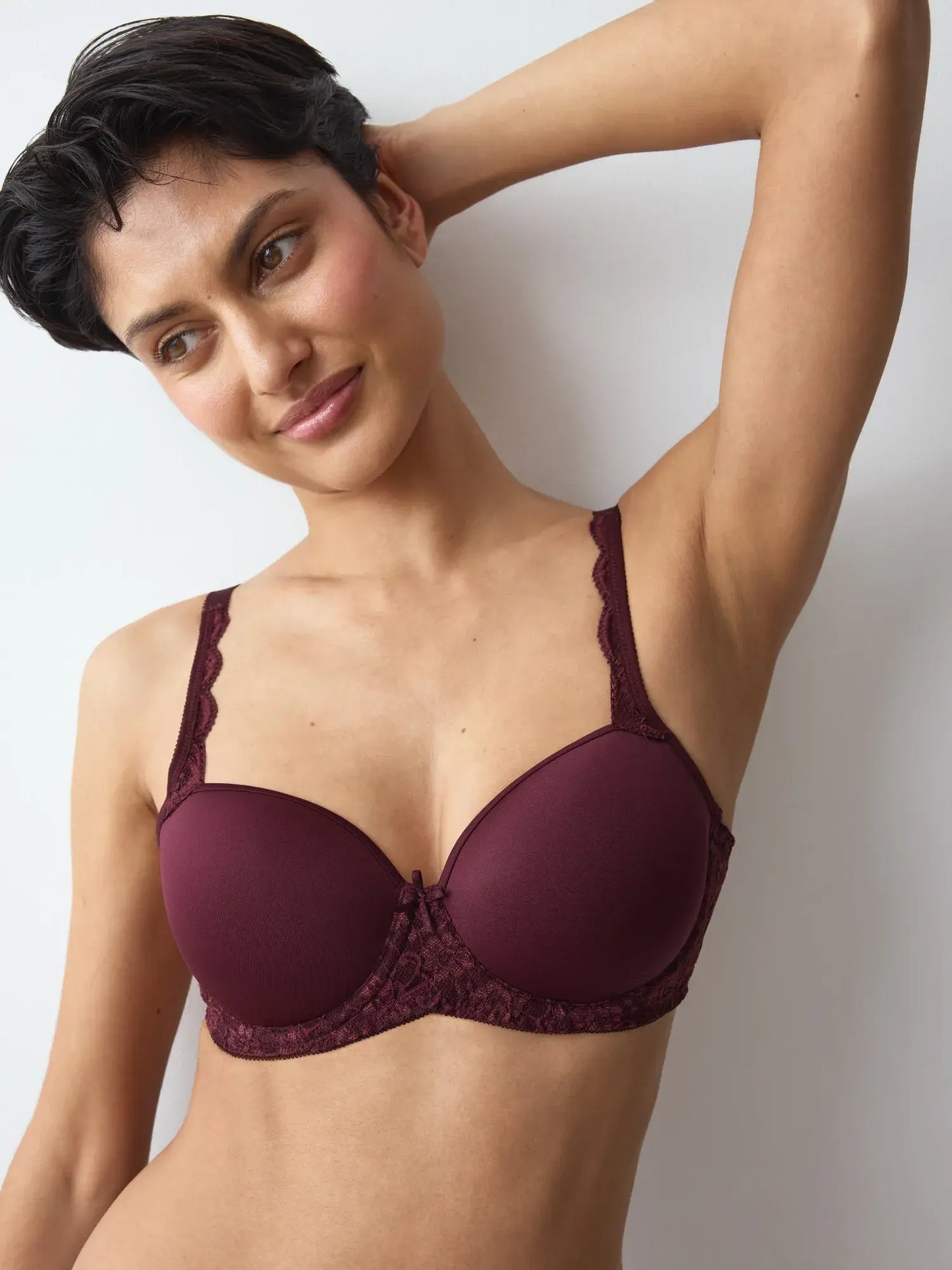 Triumph voorgevormde Spacer BH Amourette WP R* -  Claret (7291)