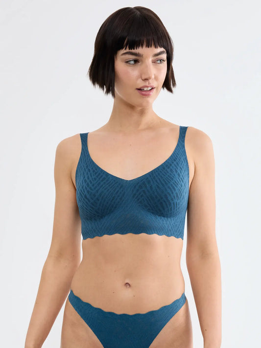 Sloggi Bralette - ZERO Feel Bliss Bralette R* - Smoky Blue (1692)