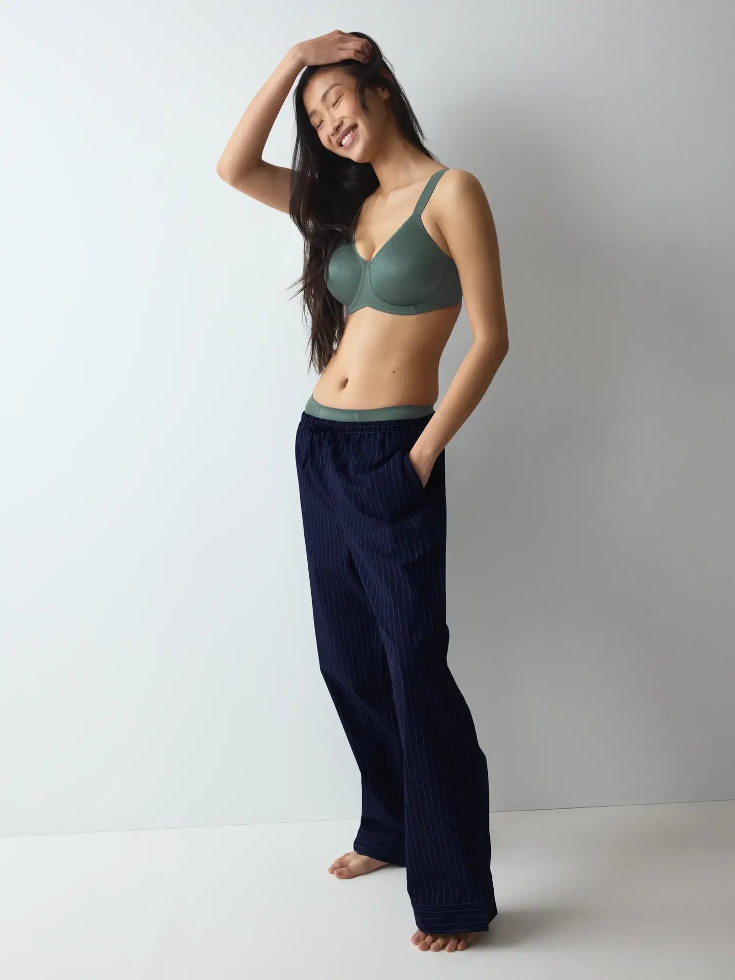 Triumph beugel BH - Essential Minimizer T W X - 1568 Smoky Green