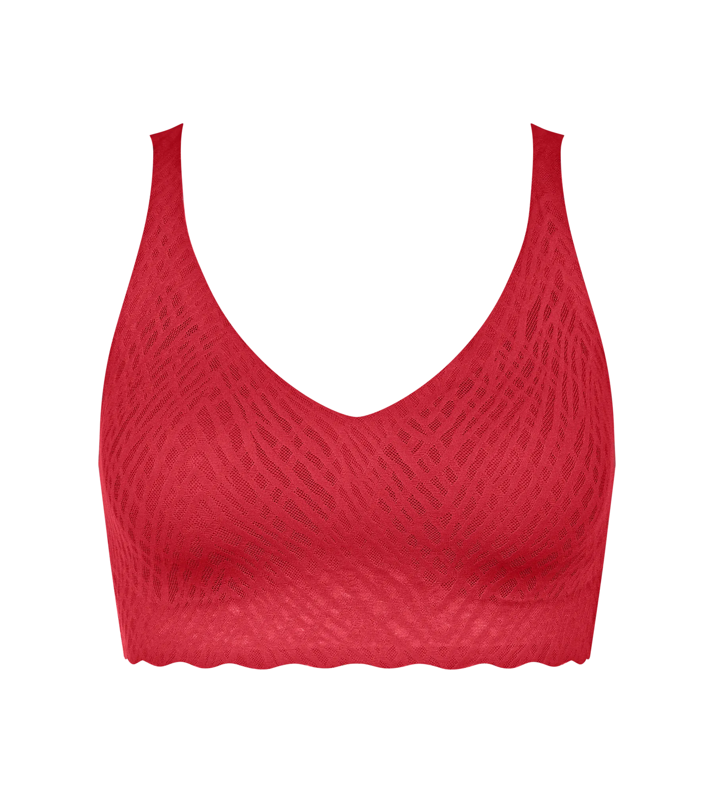 Sloggi Bralette - ZERO Feel 2.0 Bliss Festive Bralette - Shanghai Red