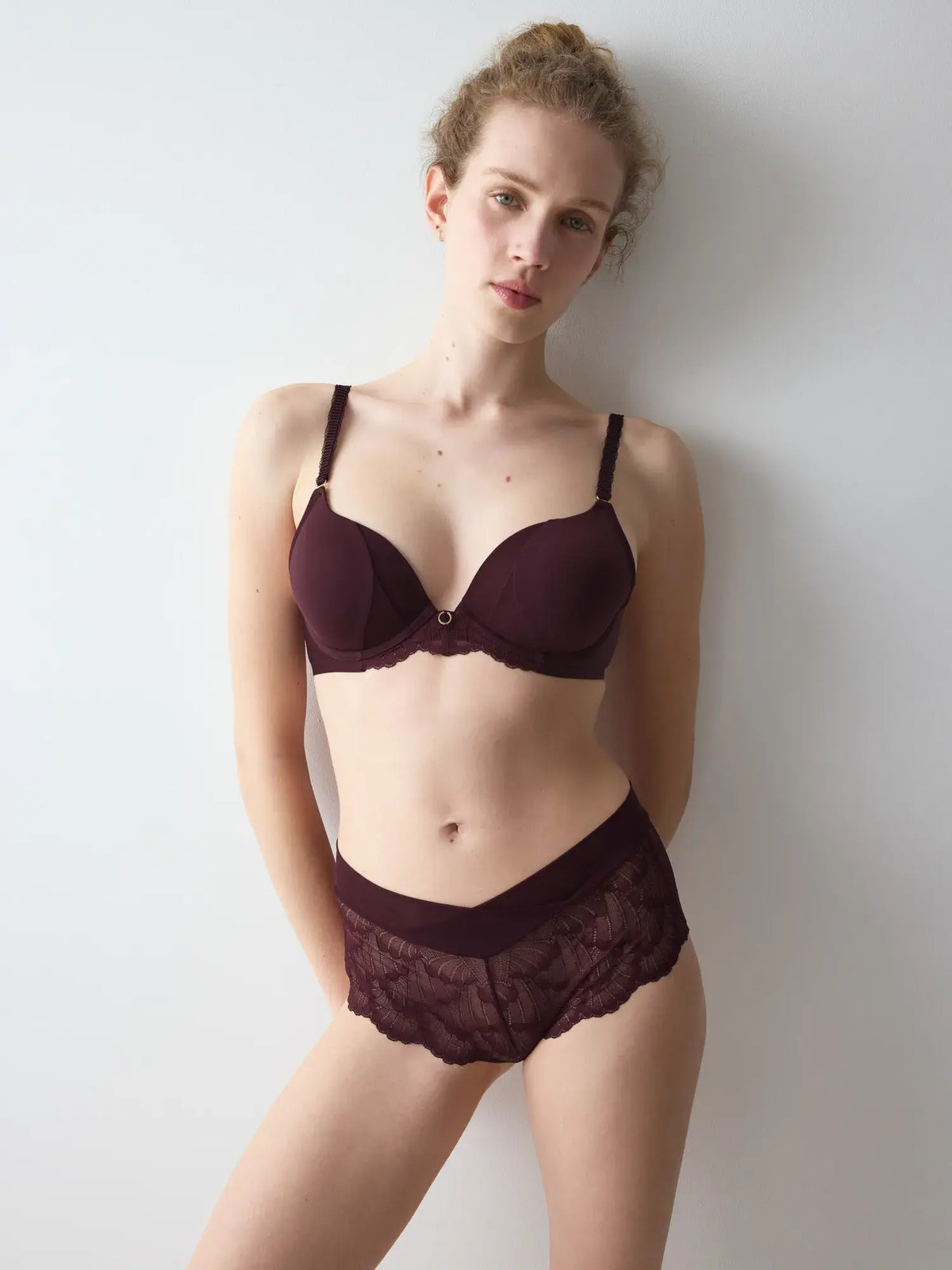 Triumph Voorgevormde bh met beugel - Love in Lace WHP R* - Claret (7291)