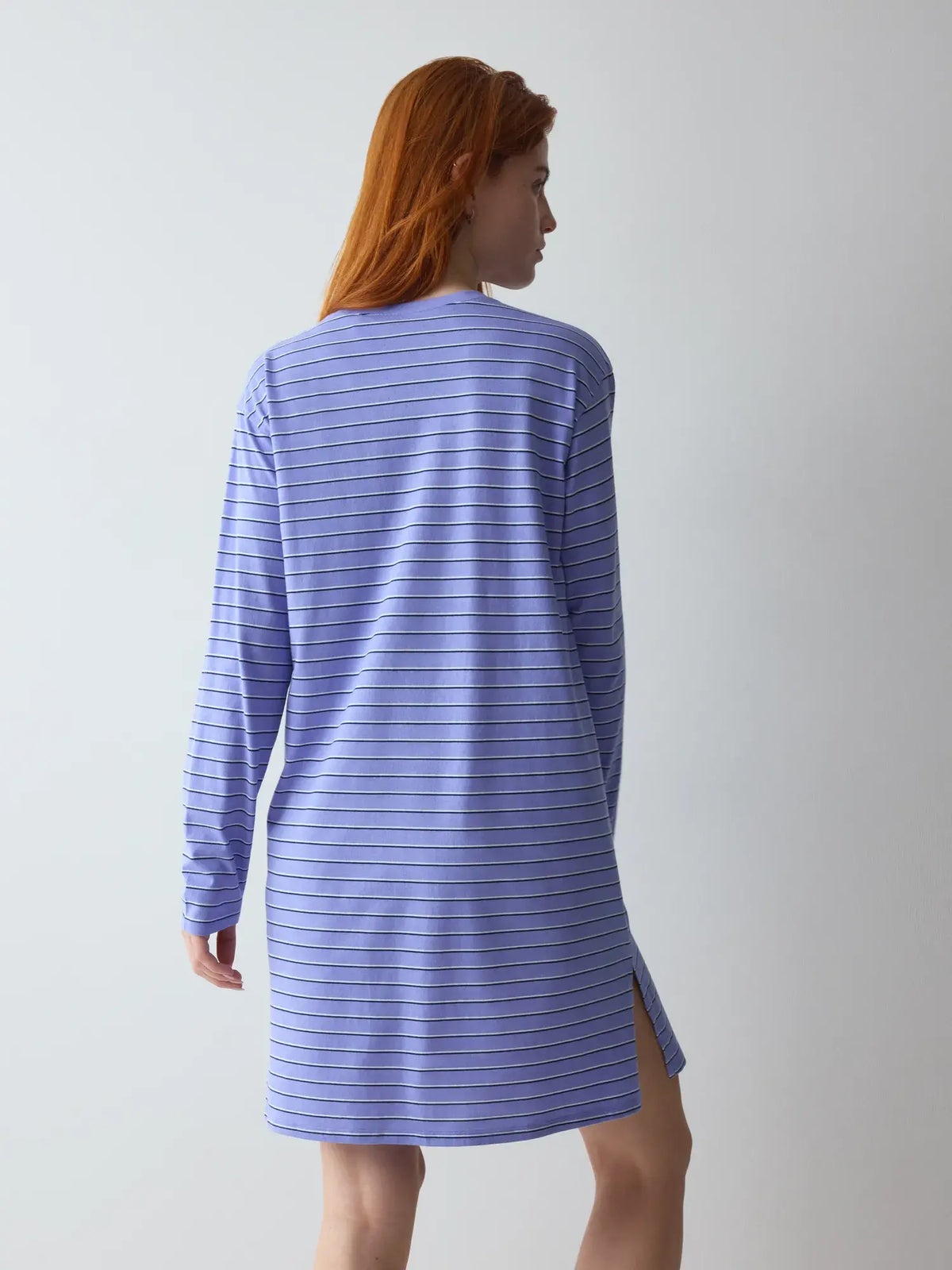 Triumph nachthemd lange mouw - Nightdresses PW 01 X Checks O* -  Blauw (M007)