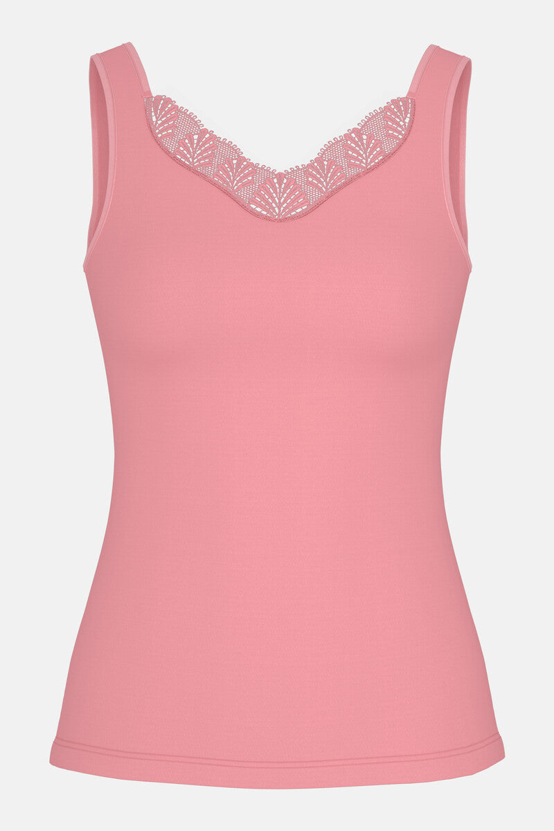 Mey hemd top met kant - Emotion Elegance 1110028 - Pink Nectar (1747)