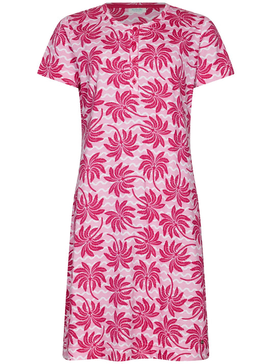 Rebelle Nachthemd met All-over print - Palm Springs 111261-618-1 - Pink