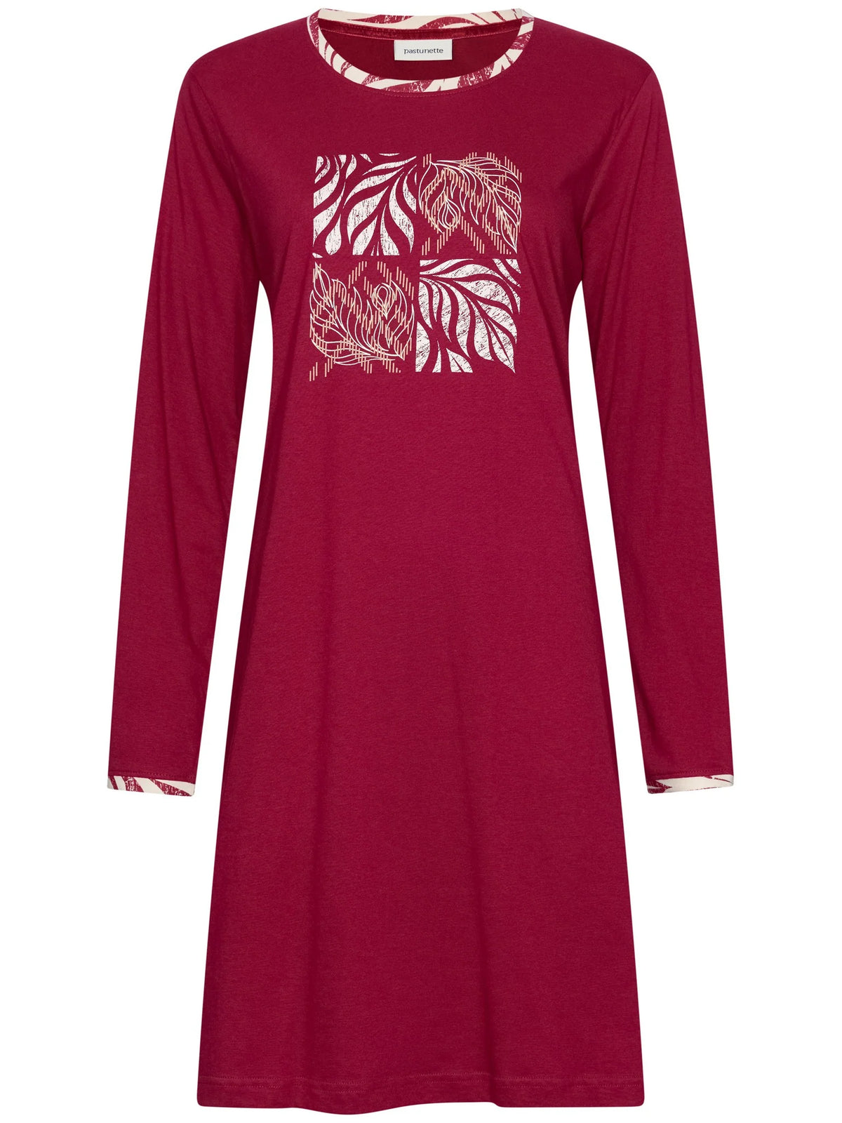 Pastunette nachthemd serie Rosewood - 111262-100-2 - Donker Rood
