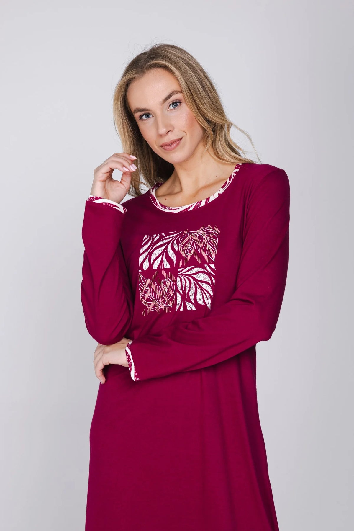Pastunette nachthemd serie Rosewood - 111262-100-2 - Donker Rood