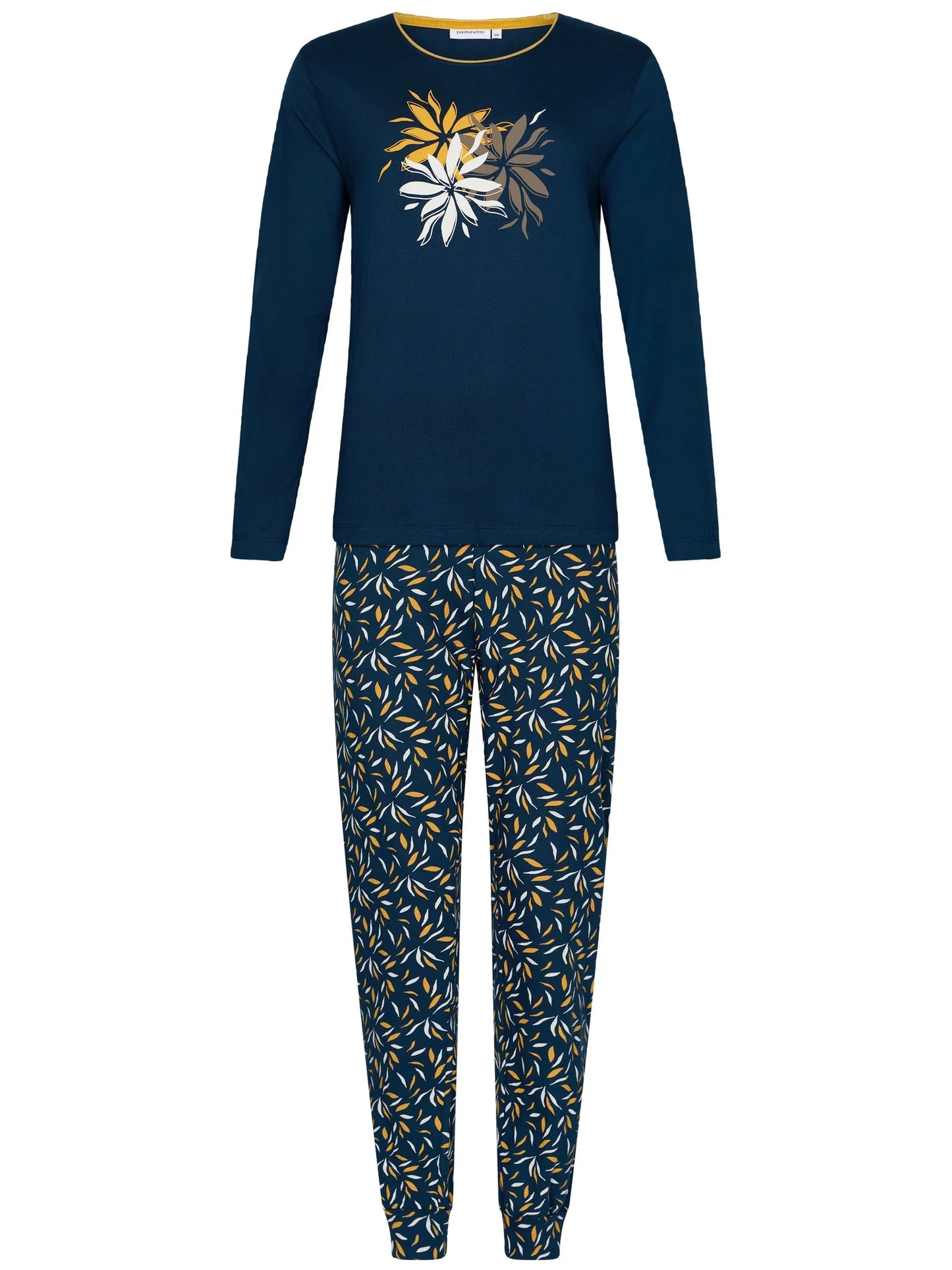 Pastunette Pyjama serie Moonlite met opdruk - 121252-118-1 - Donker Blauw