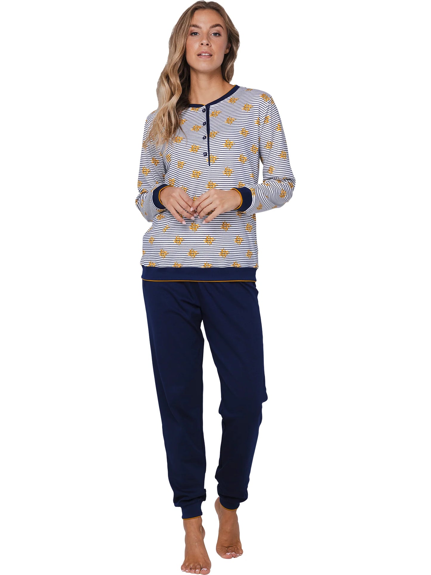 Pastunette Pyjama serie Moonlite - 121252-124-1 - Donker Blauw