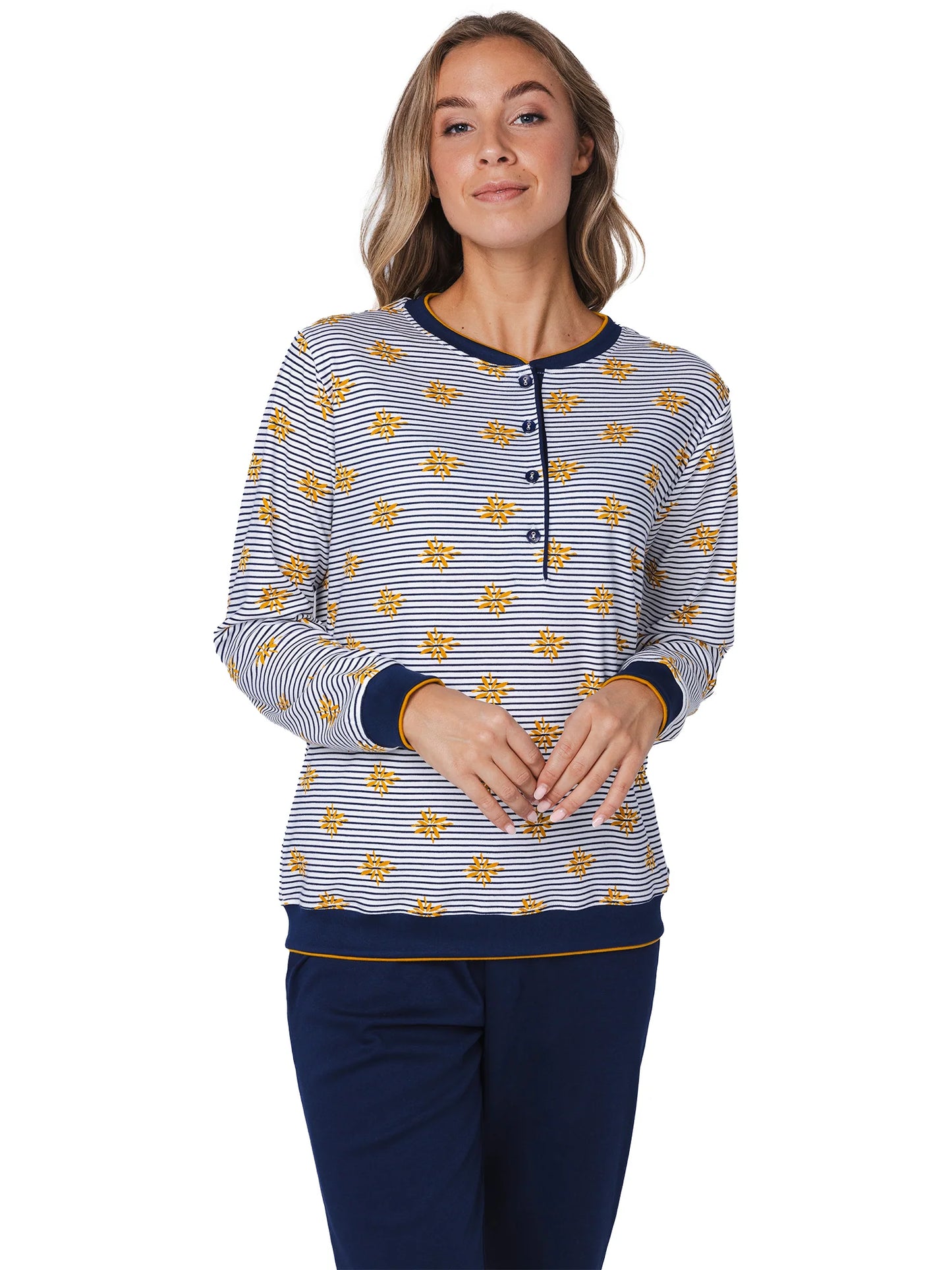 Pastunette Pyjama serie Moonlite - 121252-124-1 - Donker Blauw