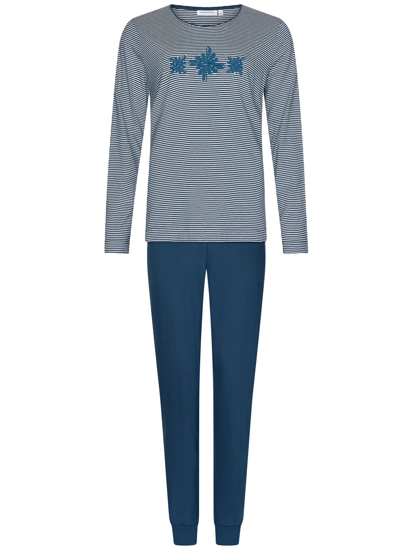Pastunette Pyjama serie Blue Bloom - 121252-156-2 - Donker Blauw