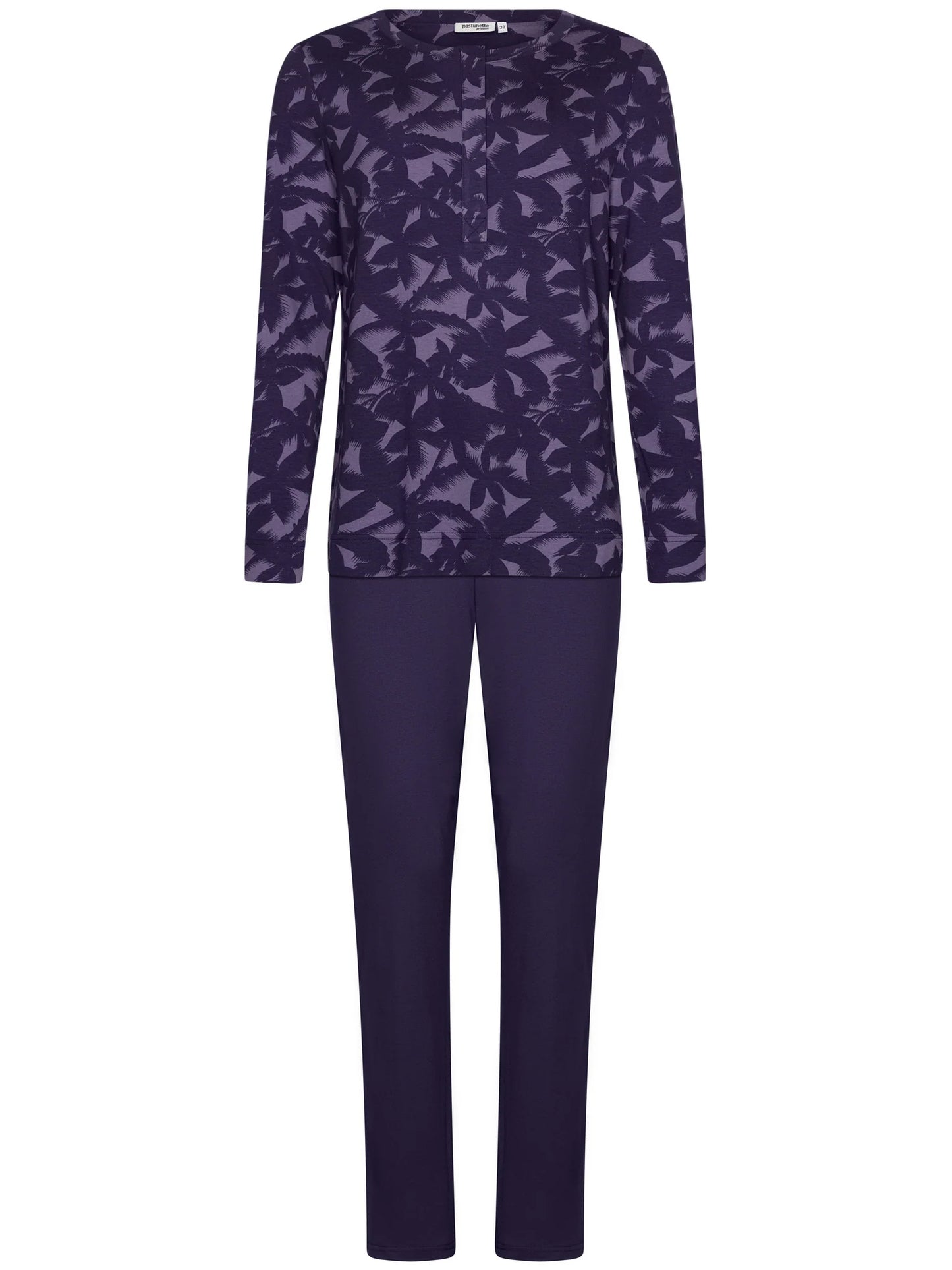 Pastunette Premium pyjama - serie Dark Orchid 121251-234-1 - Donker paars