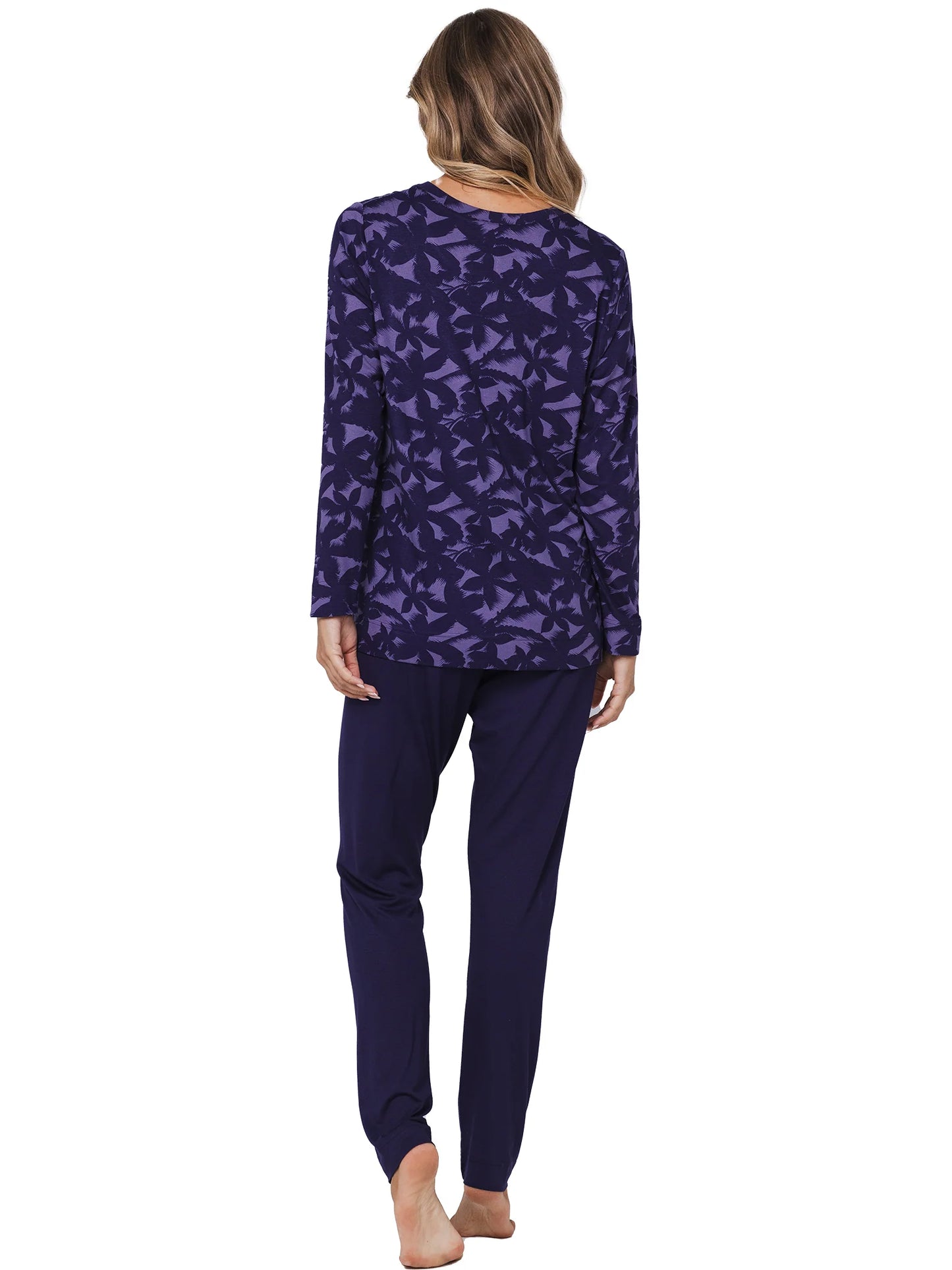 Pastunette Premium pyjama - serie Dark Orchid 121251-234-1 - Donker paars