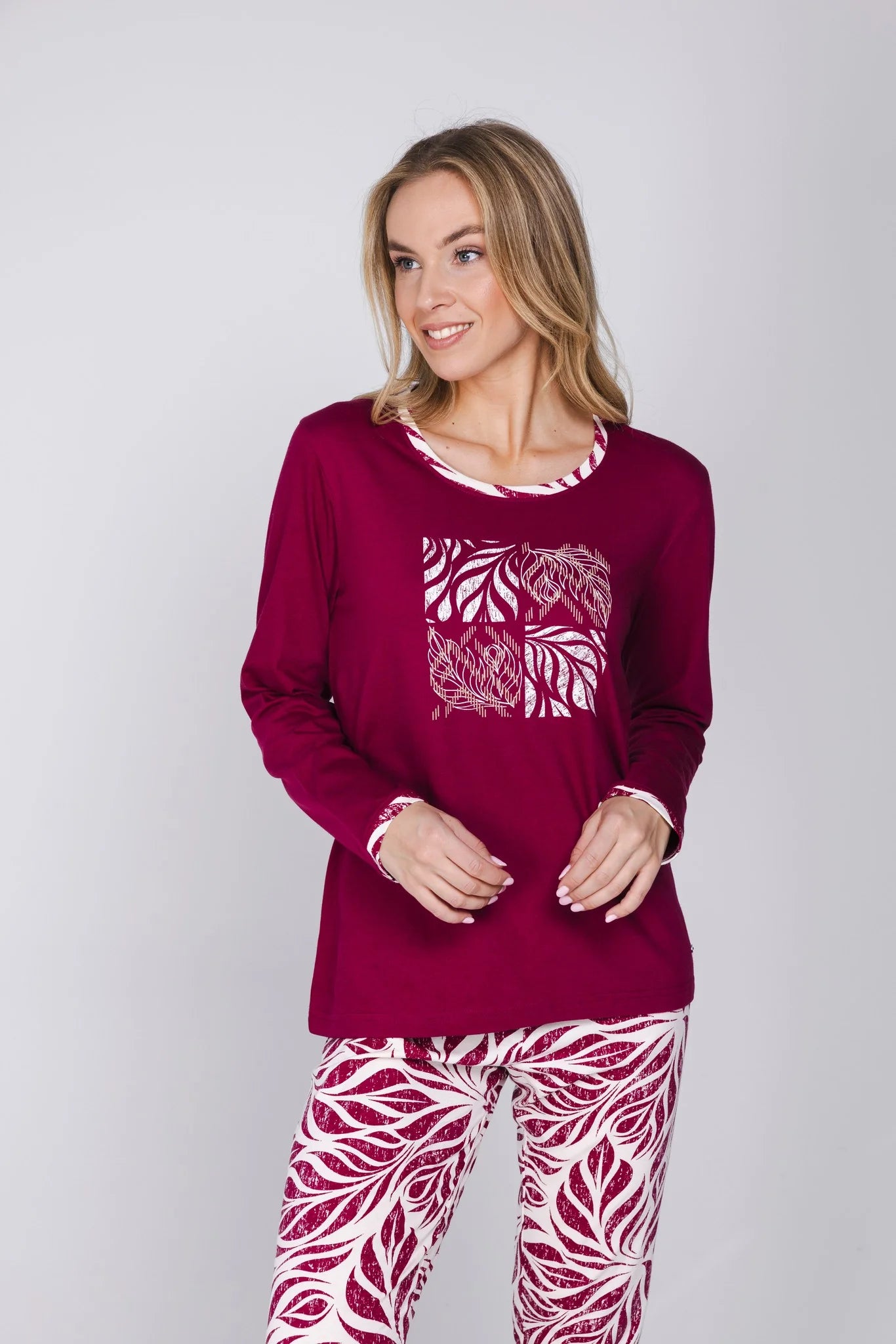 Pastunette Pyjama serie Rosewood Comfort - 121262-100-2 - Donker Rood