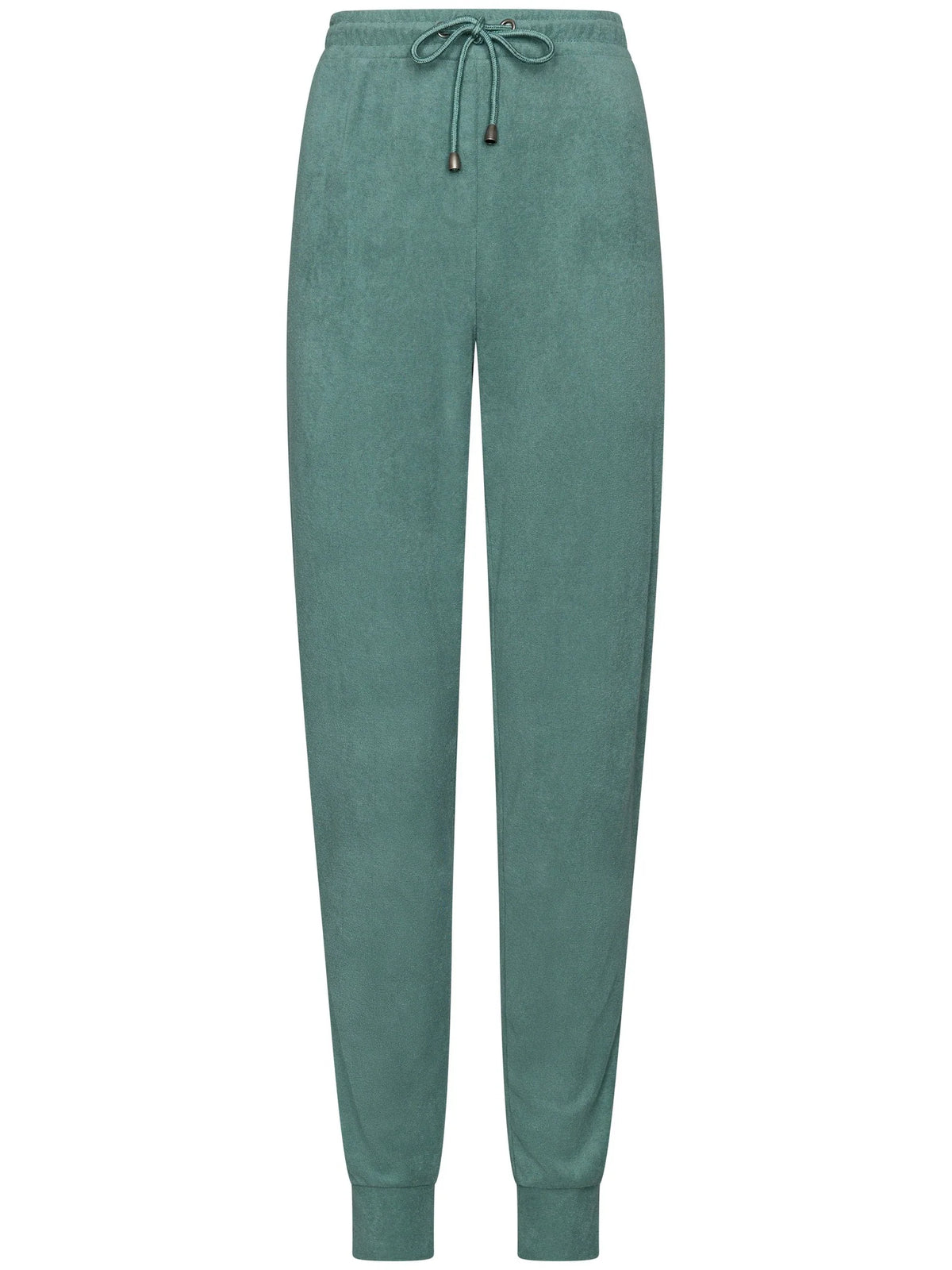 Pastunette Pyjama Badstof met boorden - Nordic Leaf 121262-136-1 - Donker groen