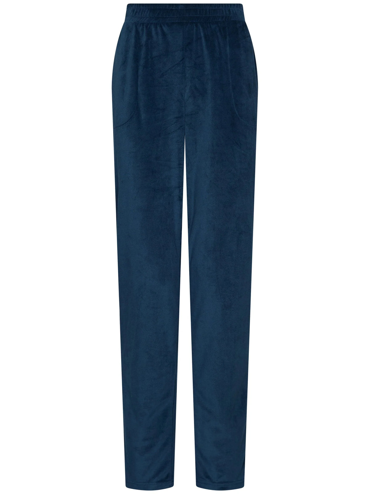 Pastunette warme fleece Pyjama met boorden - Nordic Bloom 121262-152-1 - Donker blauw