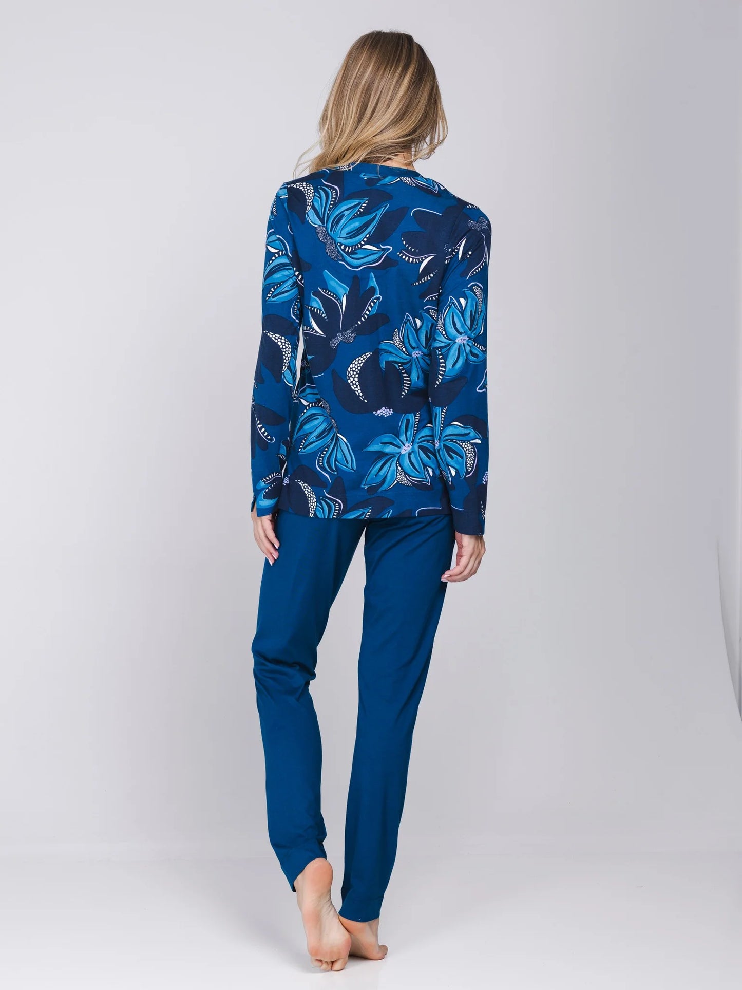 Pastunette Premium Pyjama - Blue Mirage 121262-228-1 - Donker Blauw