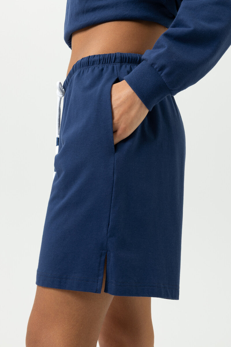Mey korte pyjamabroek - Solid Love 1220086 - Blue Zodiac
