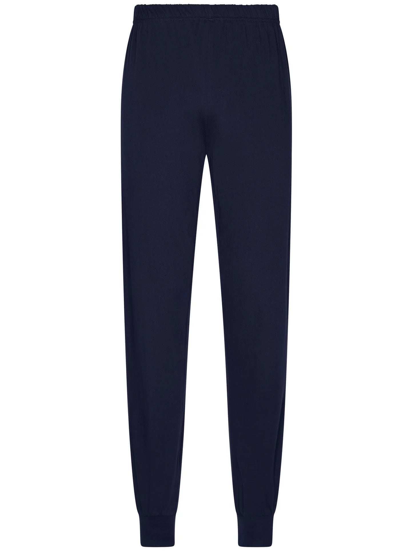 Pastunette heren pyjama knoopsluiting met boorden - Navy Nights 122252-514-1 - Donker blauw