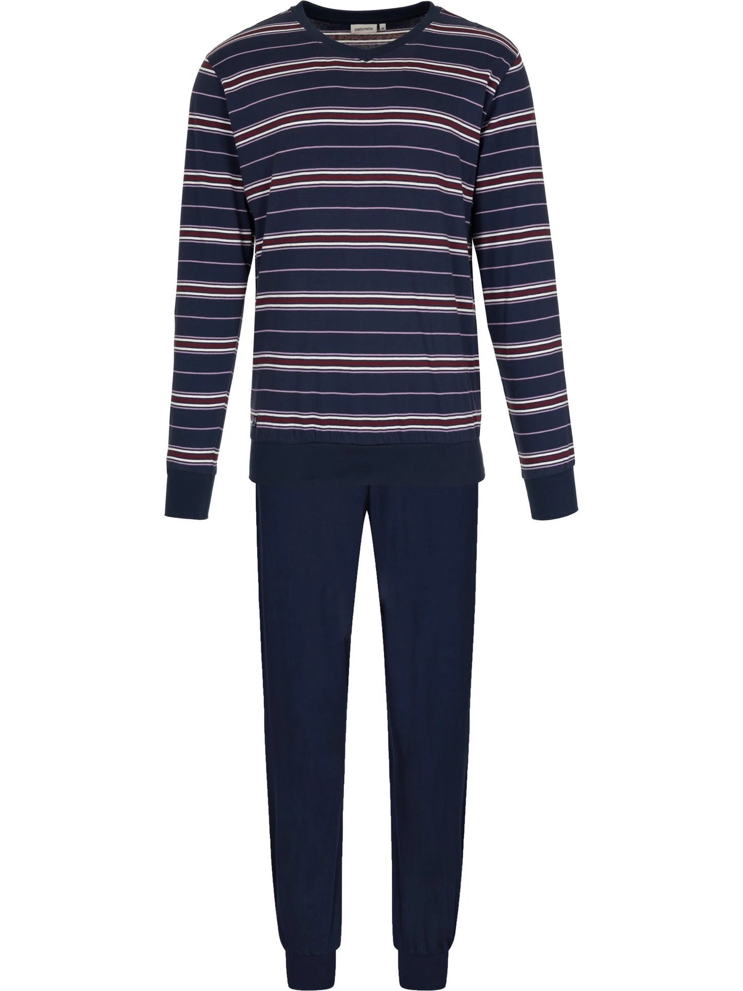 Pastunette heren pyjama gestreept - Northern Nights 122262-532-1 - Donker blauw