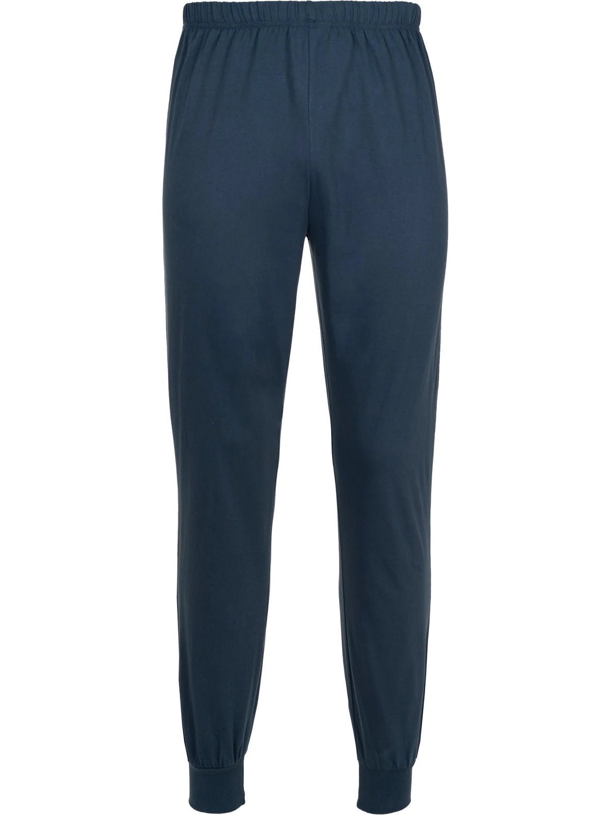 Pastunette warme heren pyjama met boorden gestreept - Lodge 122262-546-1 - Donker blauw