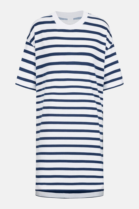 Mey Nachthemd korte mouw - Breezy Stripes 1230136 - Blue Zodiac