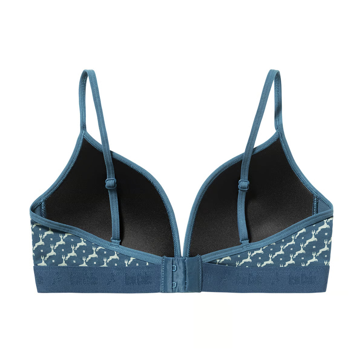 Ten Cate Meisjes voorgevormde BH top - 60868 - Happy deer sea