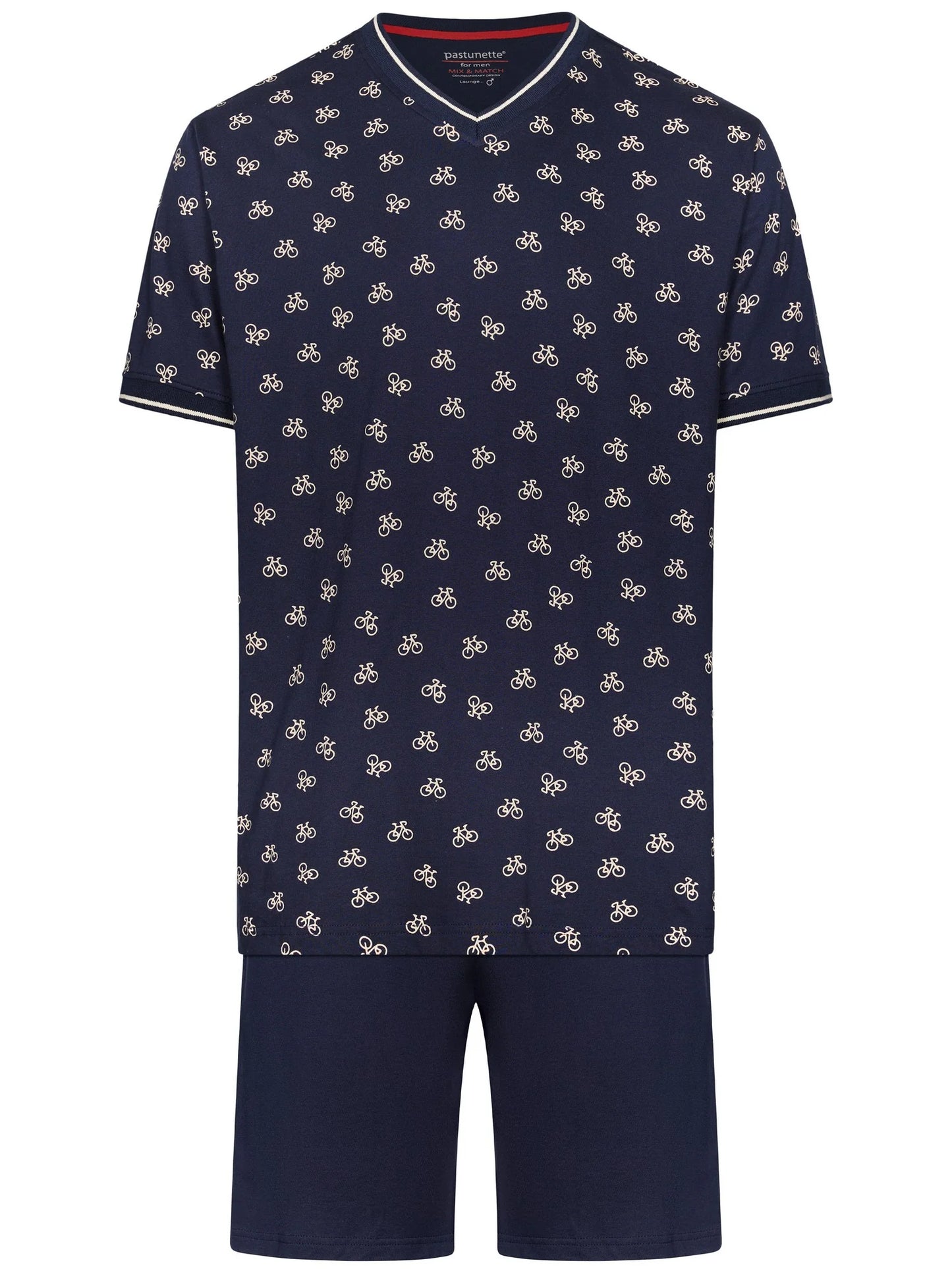 Pastunette heren shortama fiets - Night ride 132261-512-2 - Donker blauw