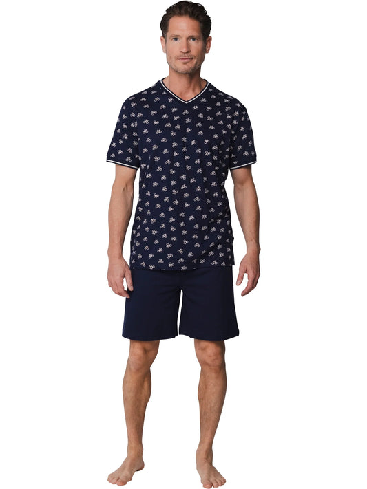 Pastunette heren shortama fiets - Night ride 132261-512-2 - Donker blauw