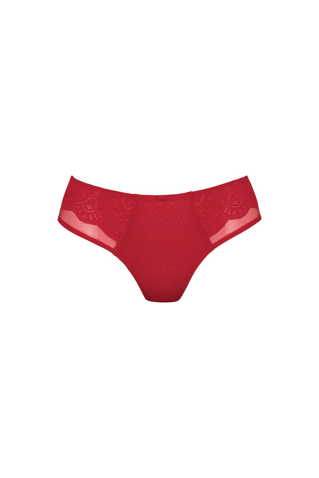 Rosa Faia Tailleslip - SELMA 1336 - Red