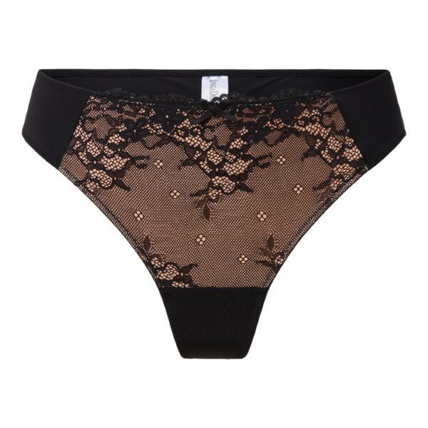 LingaDore string - Daily 1400T-3-Y26 - Black Taupe (381)