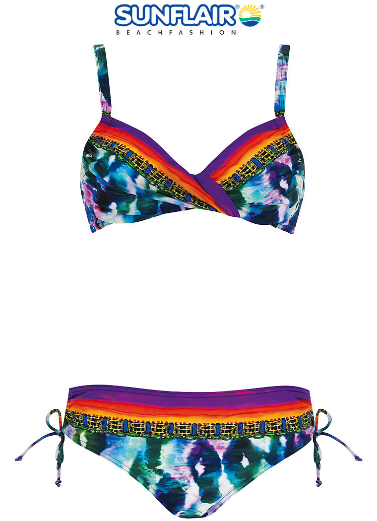 Sunflair beugel Bikini - 21007 - Nachtblauw Multicolor