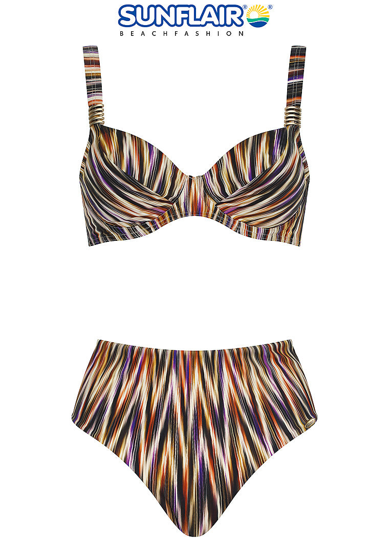 Sunflair bikini met beugels en tailleslip - 21700 - Bruin