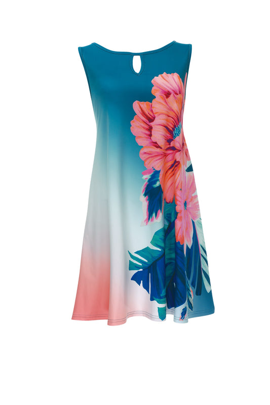 Sunflair strandjurk - 23311 - bloemenprint