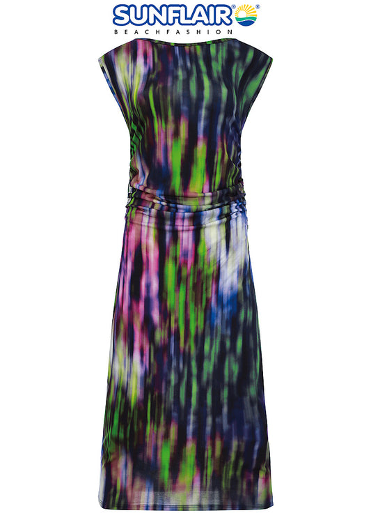 Sunflair strand jurk - 23315 - Nachtblauw / groen