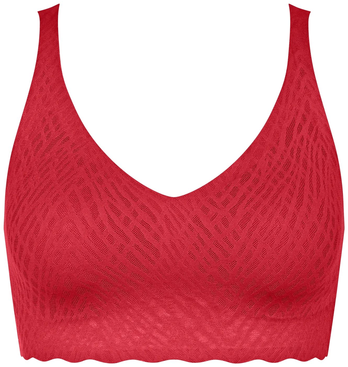 Sloggi Bralette - ZERO Feel 2.0 Bliss Festive Bralette - Shanghai Red