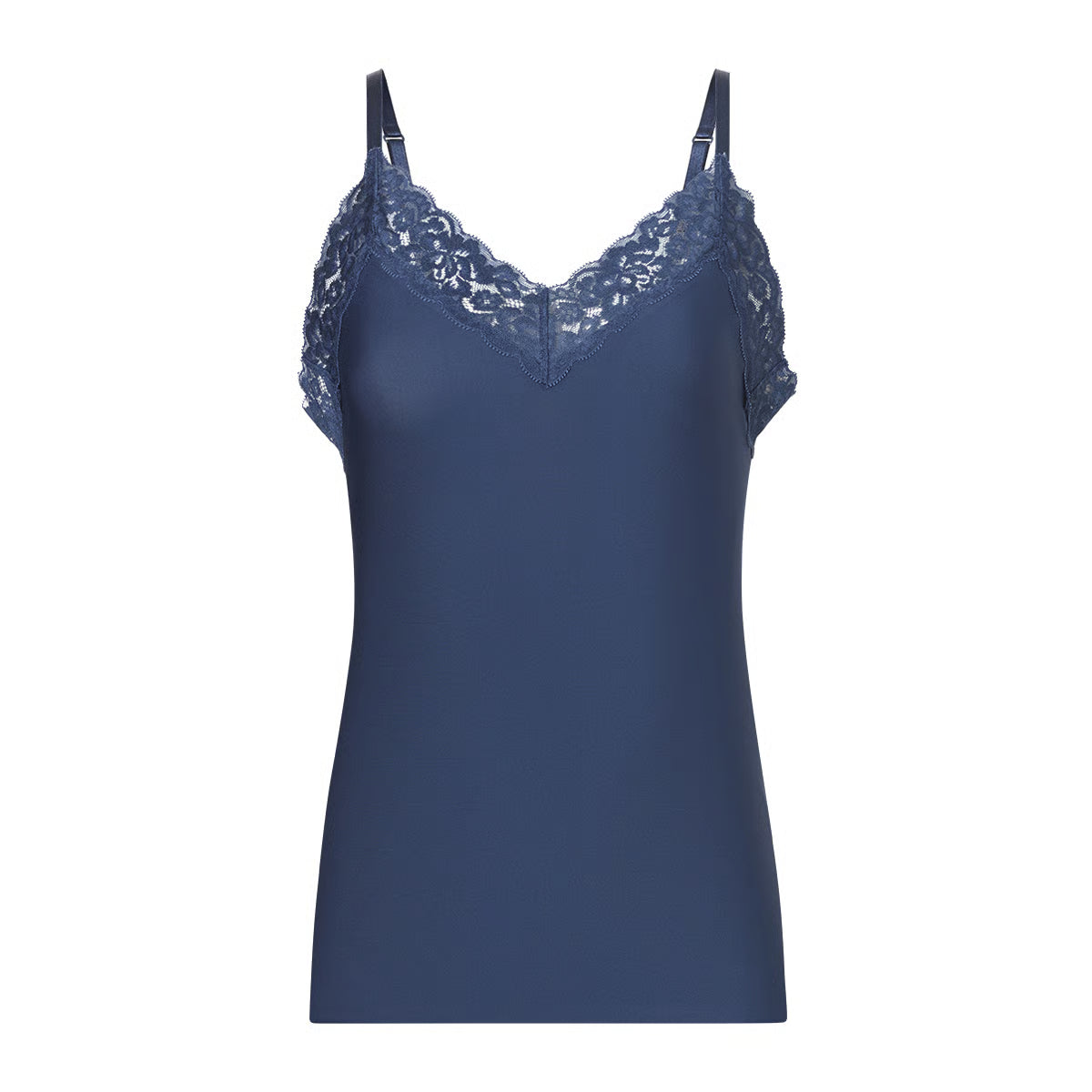 Ten Cate Secrets spaghetti top lace hemd -  32526 - Smokey Teal
