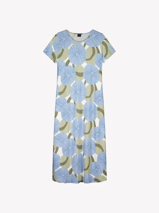 Nanso lang nachthemd korte mouw - HEDDA 29288 - Blauw