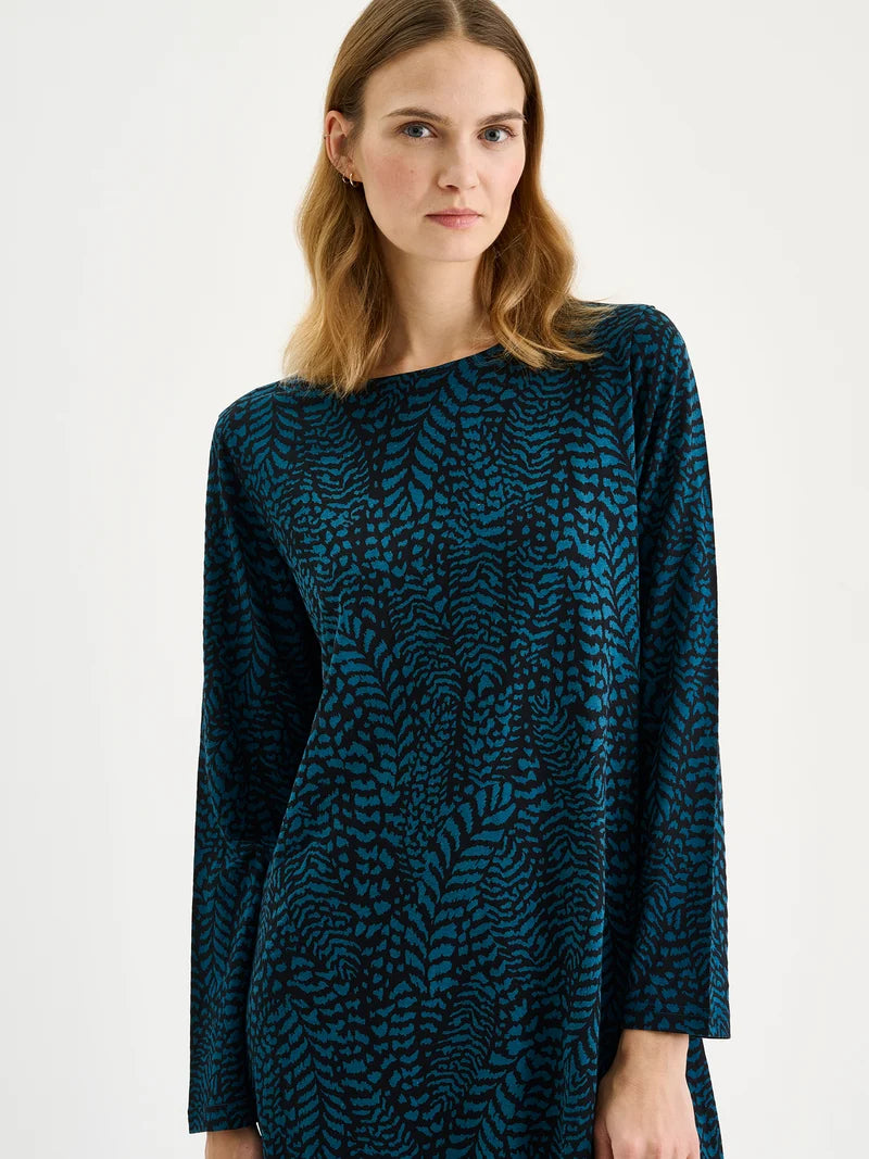 Nanso nachthemd lange mouw - FIONA 29554 - Blauw (3354)