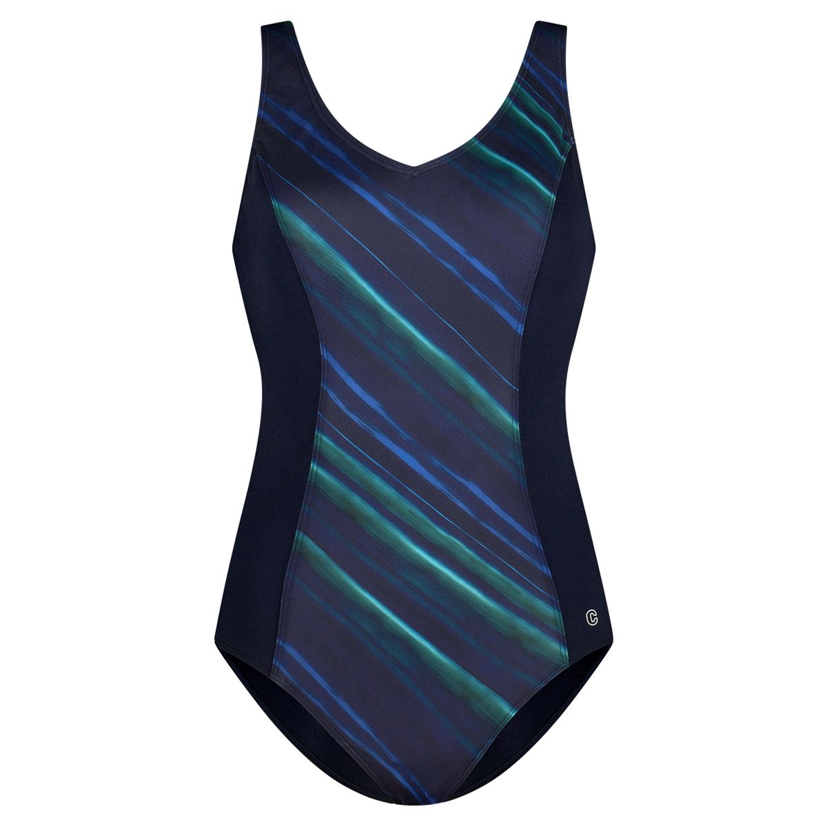 ten Cate Swim badpak V-neck soft cup princess line - 60257 - Speed Navy 6044