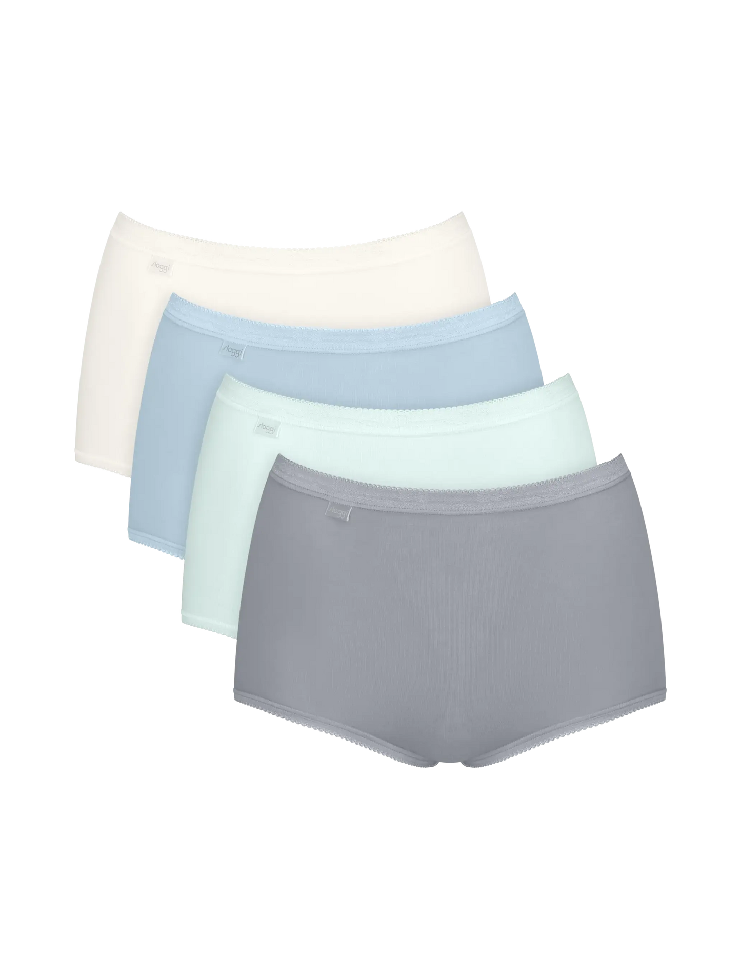 Sloggi Tailleslip - Basic Maxi C4P voordeelpack 3+1 gratis - Sea Blue Light Combination (M031)