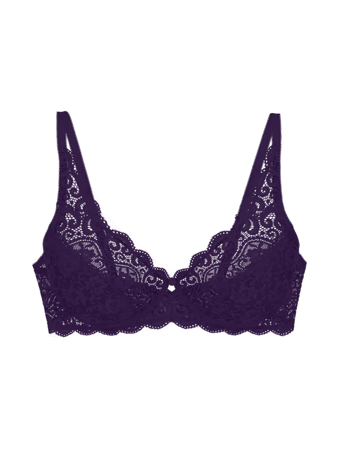 Triumph kanten Beugel BH - Amourette W - Royal Purple 00EH