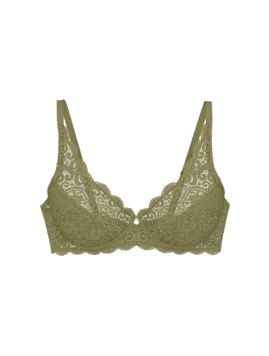 Triumph kanten Beugel BH - Amourette W - Olive gold 7855