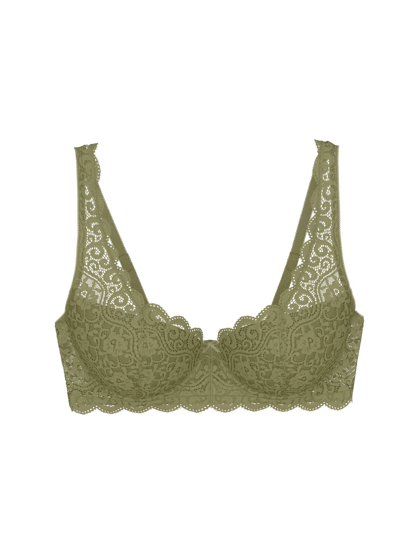 Triumph kanten half voorgevormde Beugel BH - Amourette WHP - Olive gold 7855